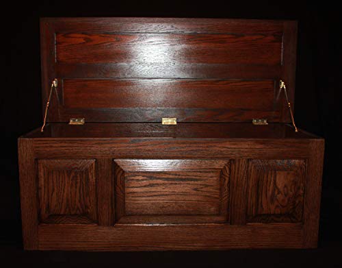 Twin Size Oak Hope Chest Gift lined in cedar