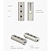 iSunnao Bluetooth Receiver - Bluetooth 4.2 Car Kit with Aux Adapter for Music Audio Streaming Sound System - Handsfree Calling and CVC Noise Cancellation for Home/Car Audio Stereo System (Silver)