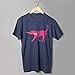 ChalkTalkSPORTS T-Shirt Short Sleeve Fetch The Field Hockey Dog T-Shirt | Field Hockey Tees Navy | Adult Small