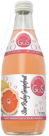 GUS Soda Star Ruby Grapefruit 12 Oz (12 Pack)