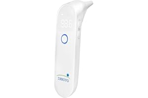 Innovo iE100B Reusable Infrared Digital Ear Thermometer, Professional Series, with Fever Alert Detection and 20x Disposable Probes