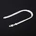 925 Silver Men's Women's Italian 5mm Cuban Curb Link Chain Bangle Bracelet