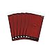 Burgundy Plastic Tablecloth (6 Pack) | 54” x 108” Premium Disposable Plastic Table Cover for Parties, Weddings, Art Projects | Engineered to Minimize Transparency and Tears