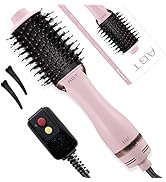 Hot Air Brush, 4 in 1 Hair Dryer Brush & Volumizer, One Step Blow Dryer Suitable for Straight and...