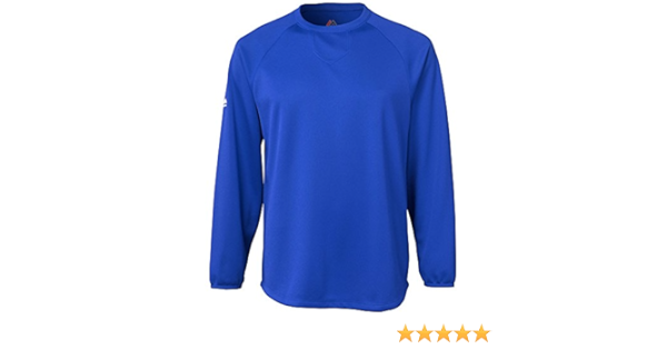 majestic long sleeve home plate tech fleece shirt