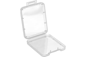 5pcs Memory Card Case Box Protective Case for SD SDHC MMC XD CF Card White Transparent