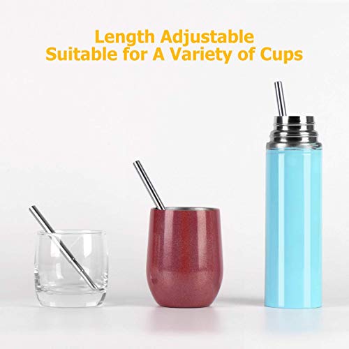 1 Vantic+Telescopic+Reusable+Straws+Stainless