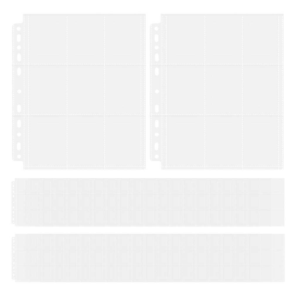 FEIHS 50 Pcs Trading Card Sleeves, Transparent Trading Card Sleeves, Collector Sleeves, for Daily Use, Presentations, Project Management, Office Work and Various Other Scenarios