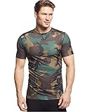 Nike Men's Pro Combat Hypercool Woodland Fitted Compression Shirt