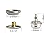 TommoT 60pcs Fastener Screw Snaps, Stainless Steel Marine Grade 3/8