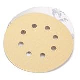 MIRKA GOLD 5" - 8 HOLE DUSTLESS HOOK AND LOOP 400 GRIT SANDPAPER