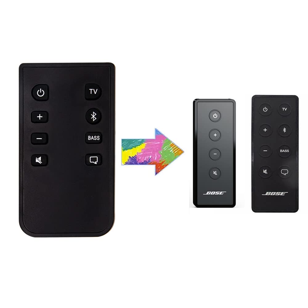 FOXRMT Replacement Bose Remote Control for Bose Solo 5/10/15 Soundbar, Bose Solo 10/15 Series II, for Bose Solo TV Sound System and Bose Solo Soundbar Series II & TV Speaker