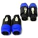 Seismic Audio - New Pack of Four Speakon Connector 8 Pole Plug with Metal Latch Lock for Speaker Cables. Can fit 8-16 mm Cables.