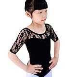 ROPALIA Kids Girls Ballet Dance Leotard Dancewear Lace Tutu Strap Gymnastics