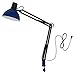 ToJane Swing Arm Desk Lamp Architect Table Light,Blue Shade,Bulb Sold Separate
