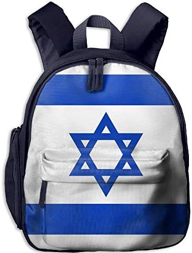 Amkong Toddler Backpacks for Boys Girls,Flag of Israel Kid Children School Bags Bookbags
