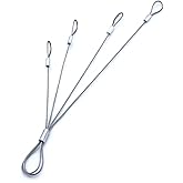 QINHAN Cable Puller Tool Wire Pulling Leader 4 Loops