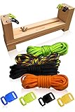 3 Bees & Me Complete Paracord Bracelet Making Kit - DIY Friendship Bracelet Maker with Jig