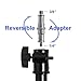 Ravelli ALS Full 10' Air Cushioned Light Stand with Included Adaptor to Also Support 1/4