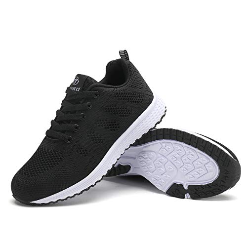 Women-Trainers-Ladies-Running-Shoes-Gym-Athletic-Sports-Sneakers-Casual-Lace-up-Mesh-Flat-Trainer