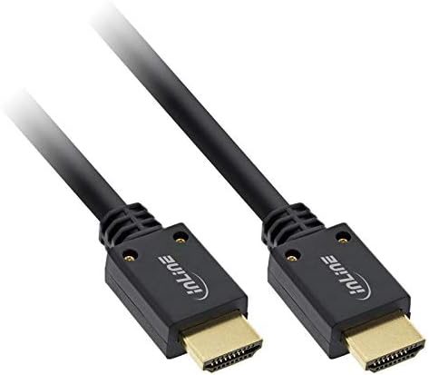 InLine® HDMI Cable Ultra High Speed HDMI Cable 8K4K Male/Male 2 m, black, 2 Meters