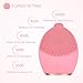 Sonic Facial Cleansing Brush, Rechargeable Silicone Face Brush - Face Massager - Exfoliate Smooth Skin for a Radiant Clear Complexion by CNAIER