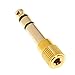 SoundOriginal 6.5mm to 3.5mm Audio Adapter 6.5 to 3.5 Audio Jack, Plug Male to Female Converter for Microphone Guitar and Recording Equipment(5pack)