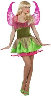 Atosa- Disfraz hada, Color verde y rosa, ML (23028)
