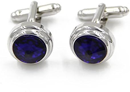 Beauty Jewelry Shop Cufflinks For Men Or Women Designs Luxury crystal cufflinks sleeve nail royal blue crystal cuff shirt cuffs buckle man nails #L0408