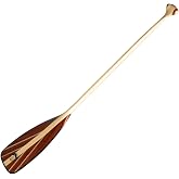 BENDING BRANCHES Java 11 Wood Canoe Paddle &ndash; 18-Laminate Basswood Shaft, Hardwood Blade with Fiberglass Wrap and Rockgard&reg; Protection, 11&deg; Bent Shaft, Classic Palm Grip