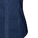 SUNNOW Womens Tailored Short Sleeve Basic Simple Button-Down Shirt with Stretch (XL, Dark Blue)