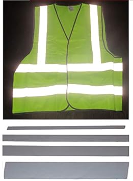 350CM REFLEKTORENBAND zum Annähen - Premium Material – stark reflektierender Stoff/REFLEKTORSTOFF 10mm 20mm 30mm 50mm * Breit