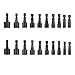 Nut Driver Bit Sets with Chrome Vanadium Steel, 20pcs 1/4'' Hex Nut Driver Master Kit for Quicker Change Chuck, Electric Hand Drill - PNDB1A