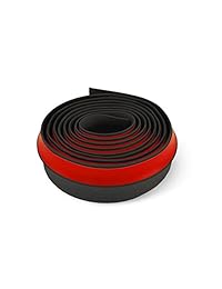 Alerón para parachoques delantero de la marca All Fit Automotive, kit universal, Negro