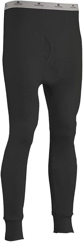 Indera Men's Expedition Weight Cotton Raschel Knit Thermal Underwear Pant: Clothing