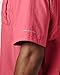Columbia Men's Bahama II UPF 30 Short Sleeve PFG Fishing Shirt, Sunset Red, Small