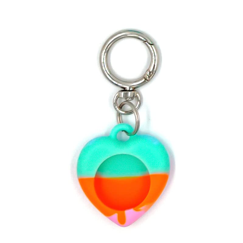 Heart Shape Silicone Case for Apple Airtag Case, Silicone Tracker Case (Colour)