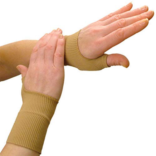 EDTara Arthritis Gloves Medical Wrist Thumbs Hands Splint Support Brace Stabiliser 1 Pair Skin Color