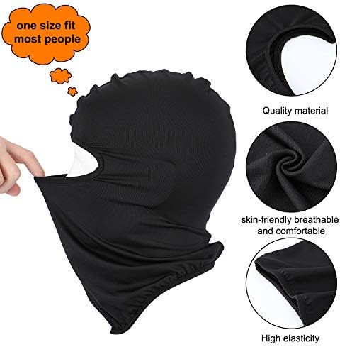 Solar safety balaclava for face protection.