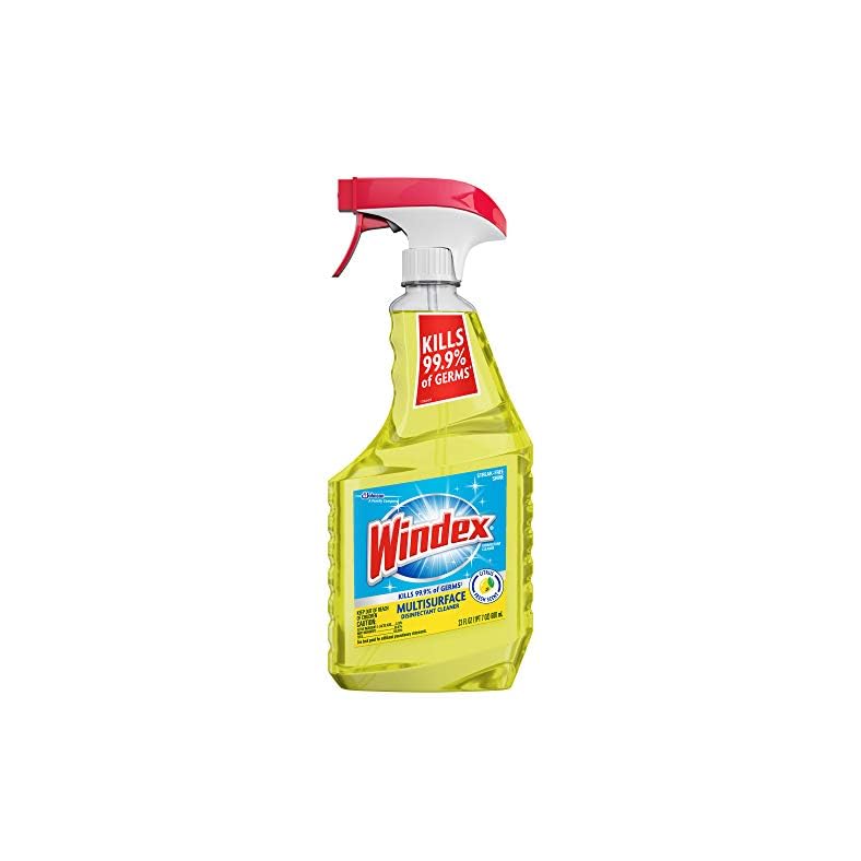 Windex MultiSurface Cleaner and Disinfectant Spray Bottle, Scent