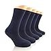 Elite Women’s Business Casual Bamboo Socks, Crew Size (Navy)
