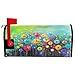 Seasonal Nature Spring Summer Autumn Winter Flowers Mailbox Covers Standard Size Abstract Floral Watercolor Rainbow Dandelion Poppy Magnetic Mail Wraps Cover Letter Post Box 21
