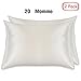 2 Pack Silk Pillowcase for Hair and Skin, Cool for Summer, Silk Pillow Cover Prevents Sleep Wrinkles, 100% 20 Momme Mulberry Pure Silk, Standard 20x26 inch