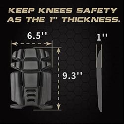 Hmyl Easy Knee Pads for Pants,Uniforms, and