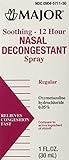 Oxymetazoline HCL .05% Nasal Decongestant Spray Generic for Afrin 1 oz per Bottle 6 PACK Total 6 oz