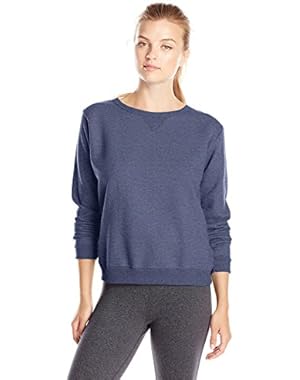 Women's V-Notch Pullover Fleece Sweatshirt