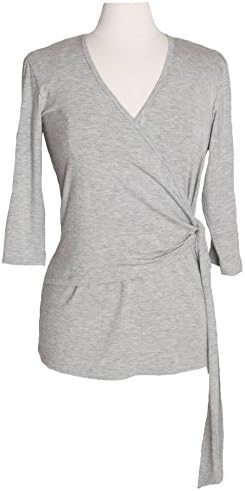 Whimisical Wrap Front Tie Nursing and Pumping Top - Stylish, Simple and Discreet