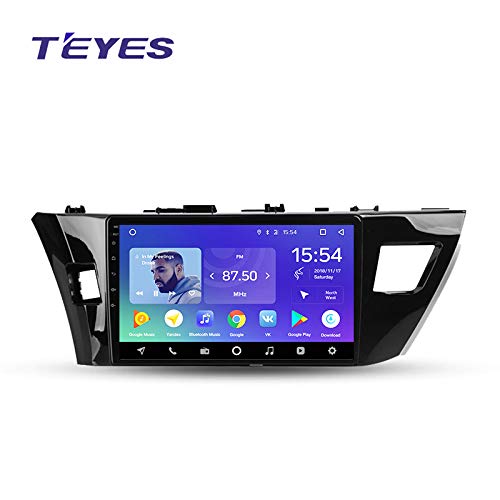 TEYES SPRO Android Car in-Dash Navigation Stereo for Toyota Corolla 2013 2014 2015 2016 E170 E180 Octa core 2GB RAM 32GB ROM 10 inch Screen Android 8.1 Car Multimedia Player (Best Multimedia Player For Android)