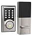 TURBOLOCK TL-201 Electronic Keypad Deadbolt Keyless Entry Door Lock w/Code Disguise, 21 Programmable Codes, 1-Touch Locking + 3 Backup Keys, Brush Nickel