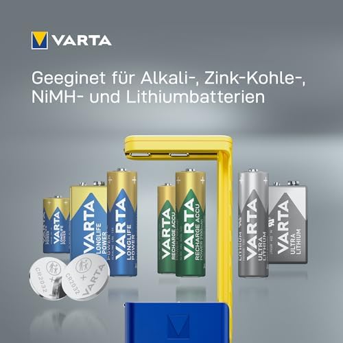 LCD Batterietester für AA/AAA/C/D/9V und Knopfzellen, mit 2x LR44